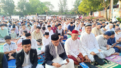 Idul Fitri Warga Nusa Loka BSD Bersama Andian Parlindungan