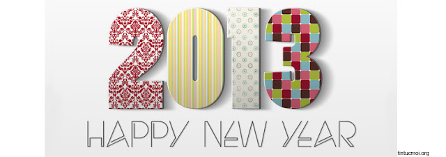 Ảnh bìa chúc mừng năm mới - Happy New Year 2013