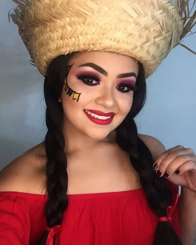 Maquiagem para festa junina