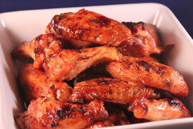 Ginger-soy-glazed wings