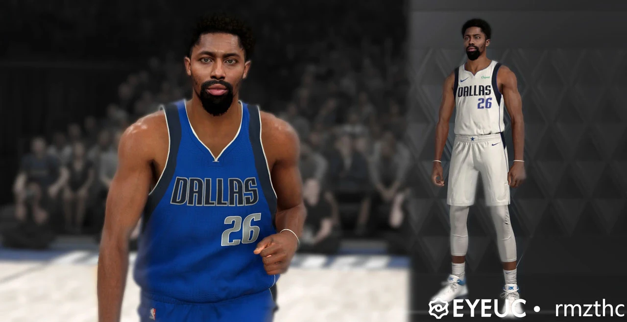 NBA 2K23 Spencer Dinwiddie Cyberface