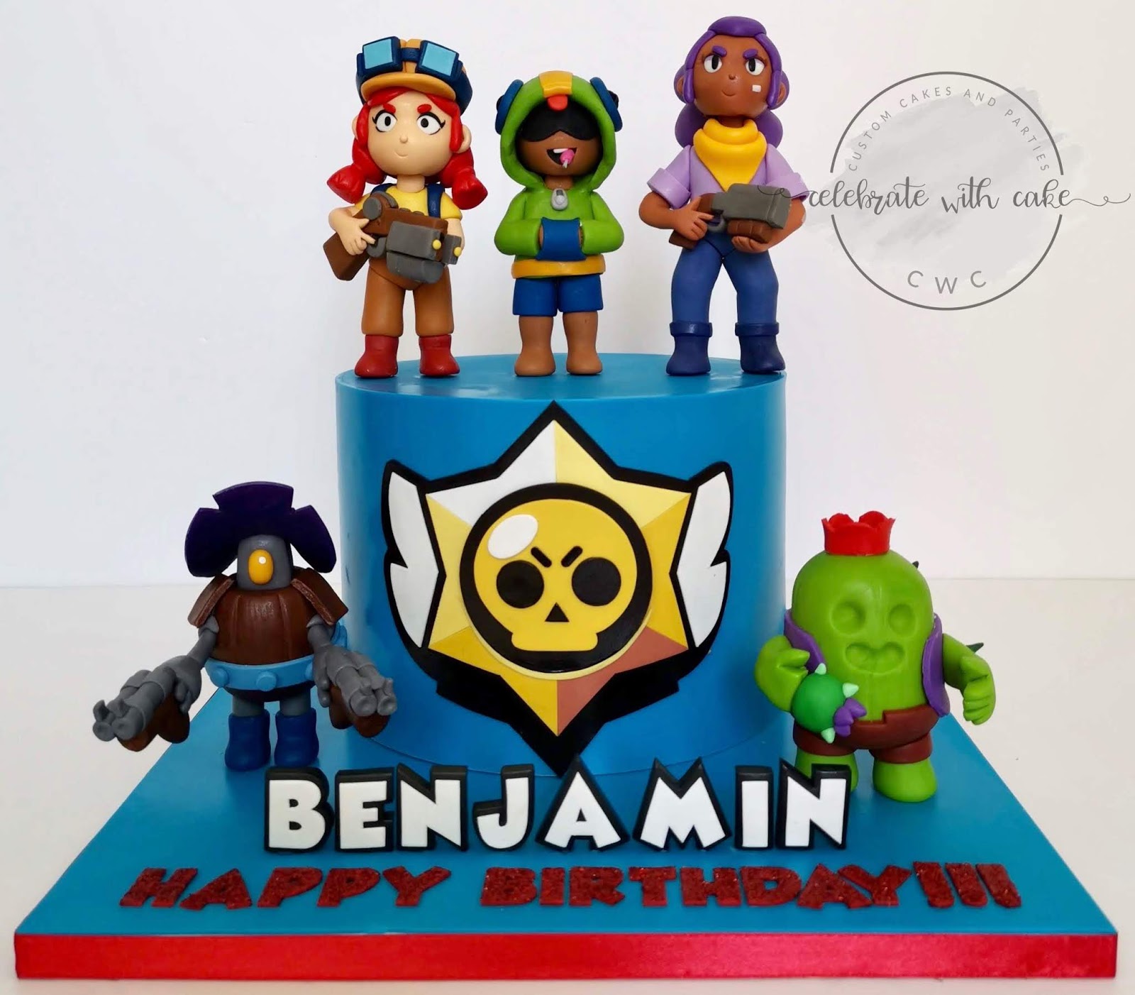 Celebrate With Cake Brawl Stars Themed Single Tier