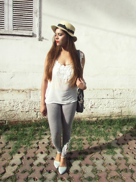 Tourist outfit, summer sun hat, fashion, summer fashion 2015, lace spaghetti, comfy summer outfit, lace leggings, how to style sun hat, hat with now, straw hat, white lace spaghetti, grey leggings, travelling outfit, how to style lace leggings, how to style sun hats , how to style straw hat,  Elegant chic outfit, how to style lace spaghetti,high waisted skirt, black bodycon skirt, Kim kardashian inspired outfit, side wrap around skirt, white lace top, Indian fashion blog, fashion, summer trends 2015, summer fashion, how style white lace top, how to style high waist skirt, monochromatic outfit, bodycon skirt lace top, Kim kardashian high waist skirt, Kim kardashian crop top high waist skirt,beauty , fashion,beauty and fashion,beauty blog, fashion blog , indian beauty blog,indian fashion blog, beauty and fashion blog, indian beauty and fashion blog, indian bloggers, indian beauty bloggers, indian fashion bloggers,indian bloggers online, top 10 indian bloggers, top indian bloggers,top 10 fashion bloggers, indian bloggers on blogspot,home remedies, how to