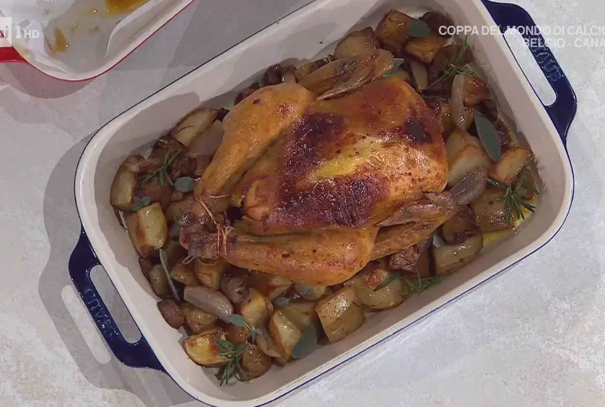 Pollo alle mandorle con patate al Marsala dei gemelli Billi