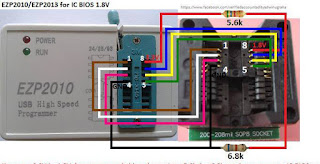 untuk flash bios 1.8v