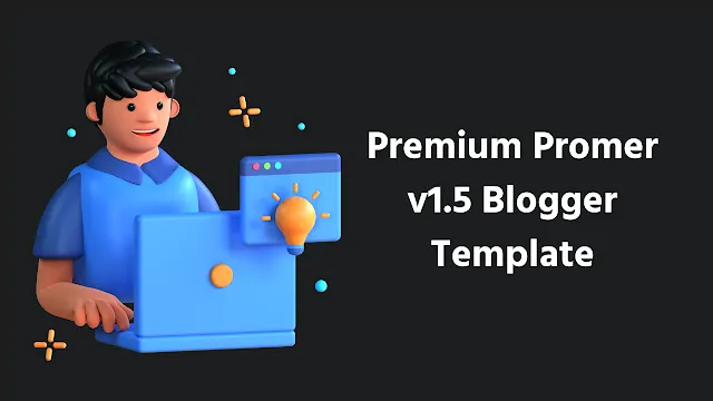 Premium Promer v1.5 Blogger Template