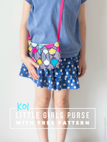 Sewing pattern for girls Little purse