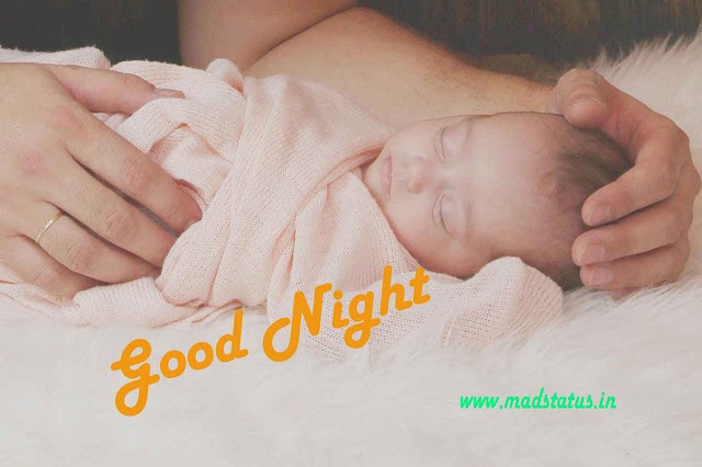 good night cute baby images with quotes