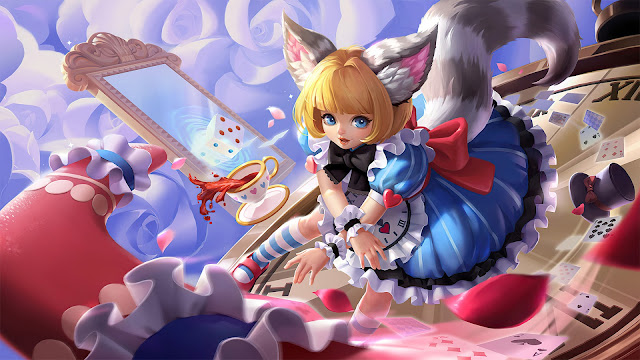 nana clockwork maid elite skin mobile legends wallpaper