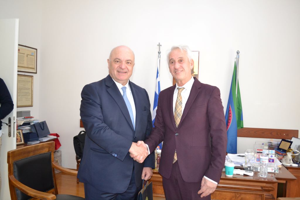 Ο Πρόεδρος της Eurobank επισκέφθηκε τον Δήμαρχο Ξάνθης