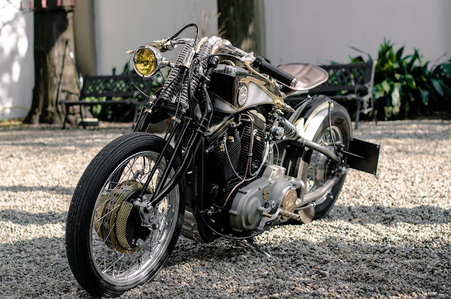 Harley Davidson Sportster By South Garage Motorcycles Hell Kustom