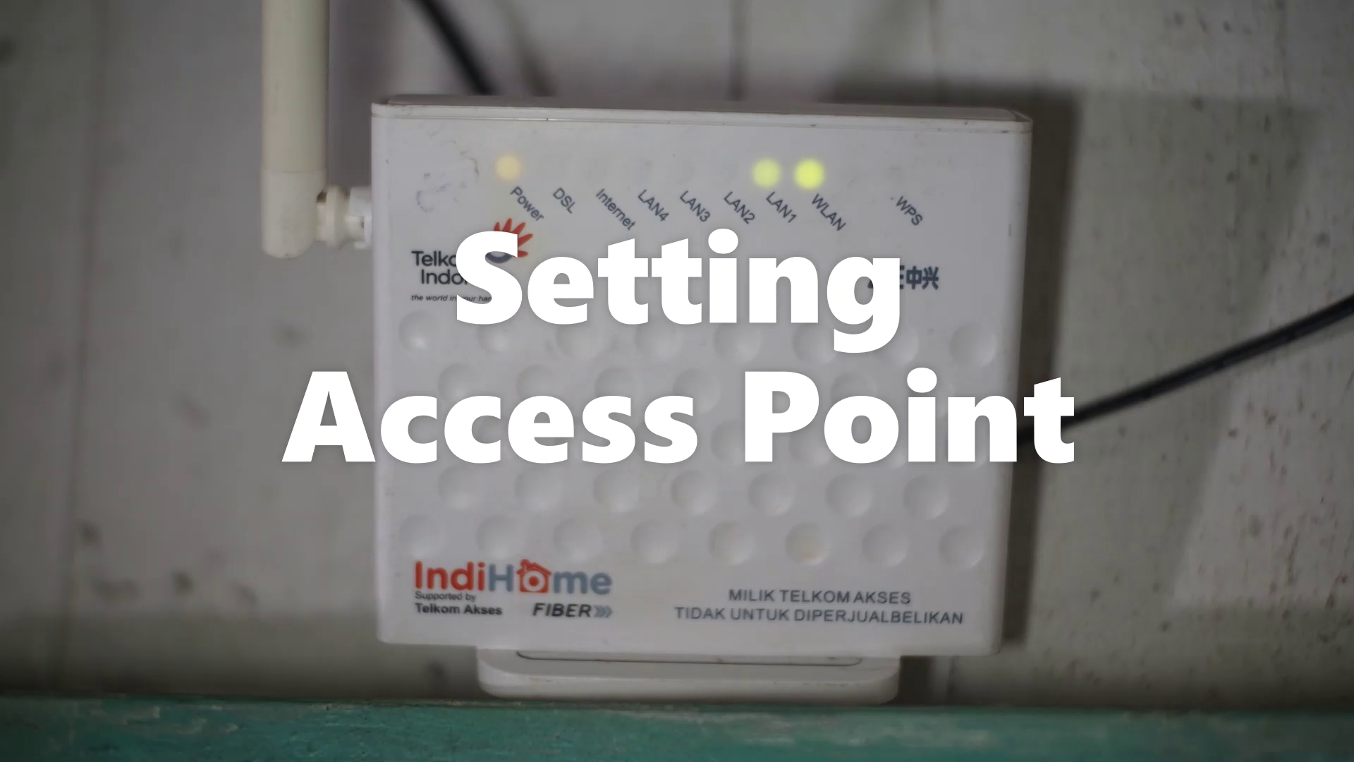 Setting modem ZTE ZXHN H108N