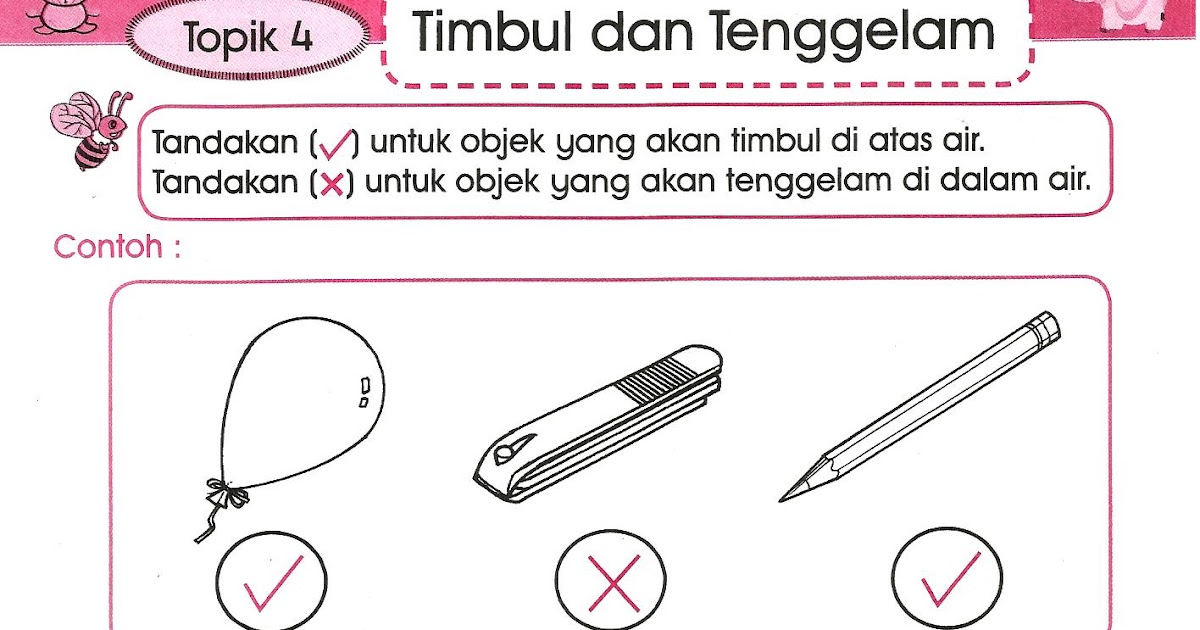 Cikgu Mas Comel: Contoh lembaran kerja Sains