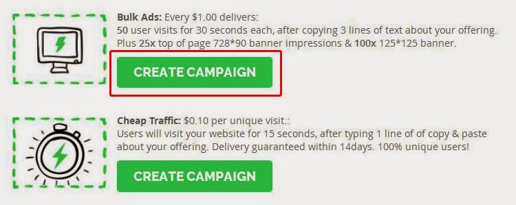 Create campaign