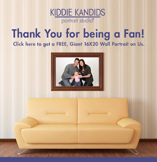 Free Giant 16×20″ Wall Portrait at Kiddie Kandids