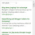 Cara Mudah Membuat Recent Post Berdasarkan Label Dropdown