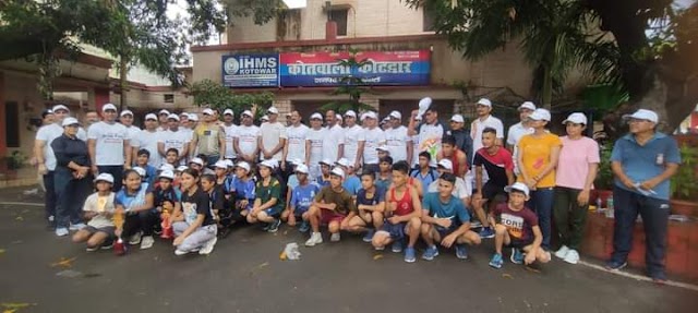 कोटद्वार : Run against drugs के तहत युवाओं ने लगाई मैराथन दौड़, नशा मुक्त भारत का लिया संकल्प