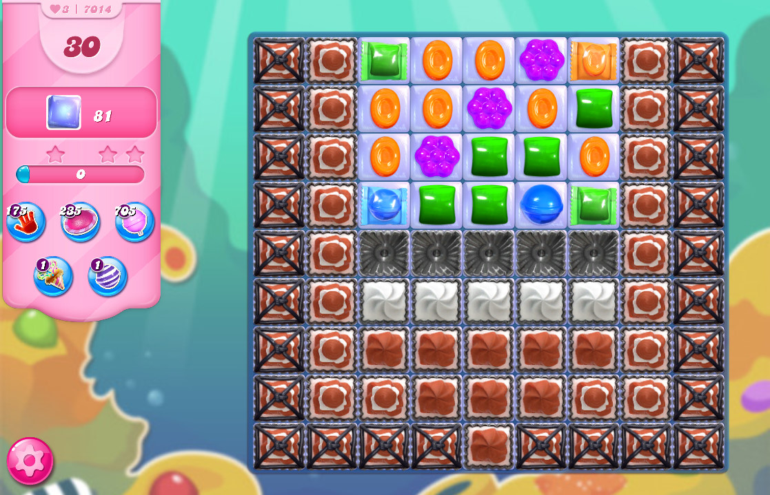 Candy Crush Saga level 7014