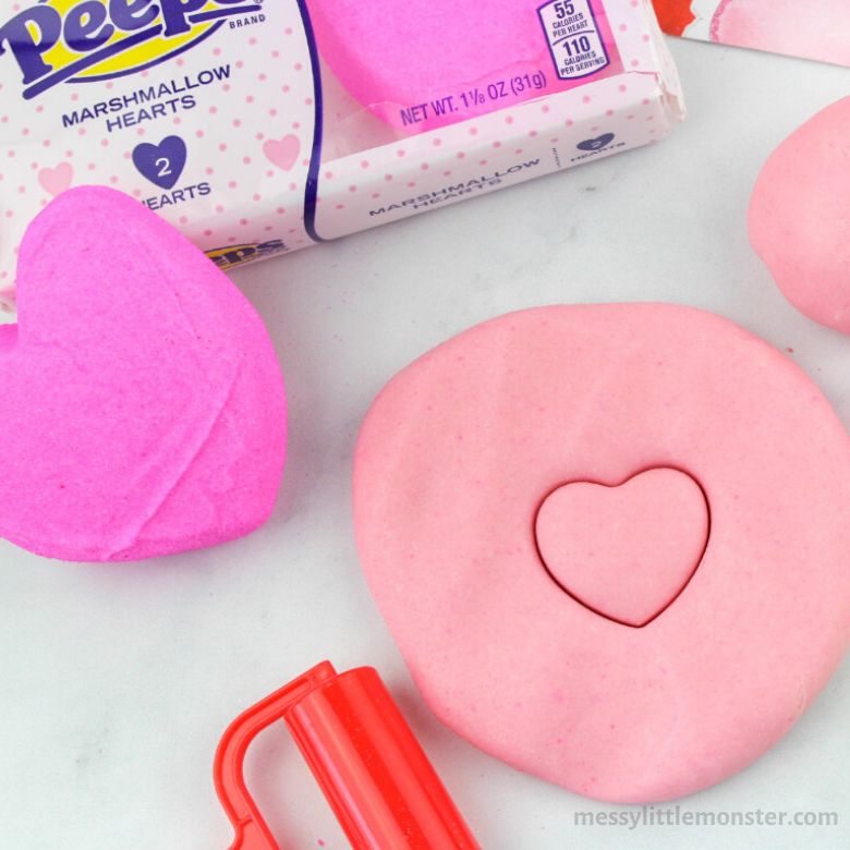 edible peeps playdough recipe - sensory play recipes for kids