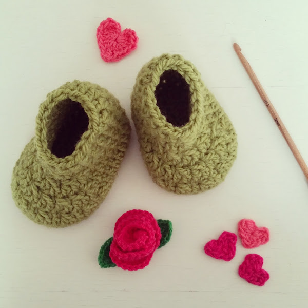 BOTAS PARA NIÑOS A CROCHET