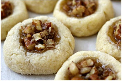   Pecan Thumbprint Cookies