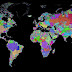 The arteries of the world: Fascinating new map shows EVERY river basin on the globe with a different colour and width depending on water depth (7 Pics)