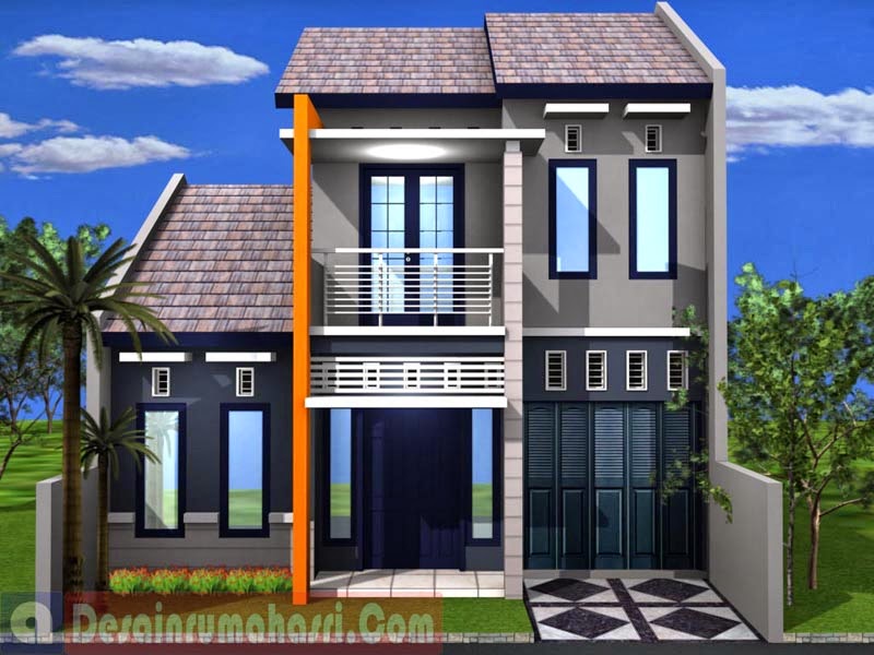 Rumah Minimalis Sederhana 2 Lantai  Desain Rumah Minimalis Sederhana