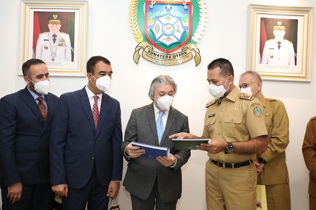 Wagub Musa Rajekshah Sampaikan Berbagai Peluang Investasi ke Dubes Afganistan 