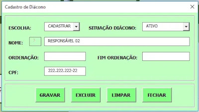 Planilha excel para tesouraria de igreja grátis