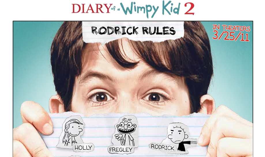 2011 Diary Of A Wimpy Kid: Rodrick Rules