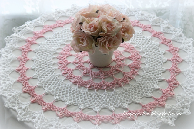Download Lacy Crochet: Honeysuckle Doily, Free Vintage Pattern