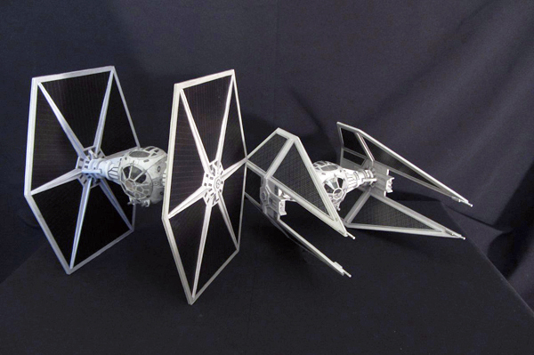 ninjatoes papercraft weblog loenf papercraft star wars tie fighter tie interceptor revamps