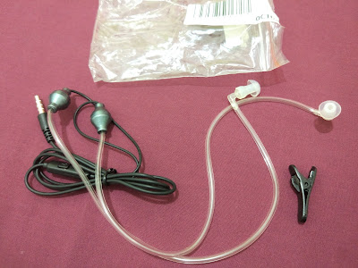 Kemasan Hanya Berisi Air Tube Earphone dan Clip Baju