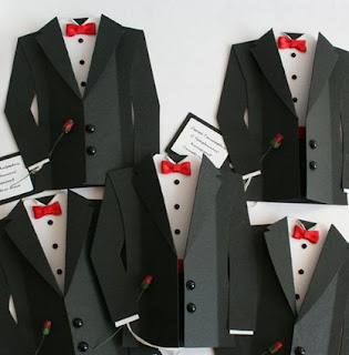 elegant tuxedo origami