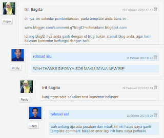 cara memperbaiki replay comment yang error