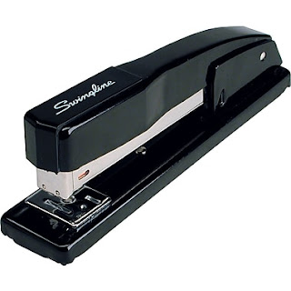 A stapler and staples should be provided by your school