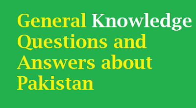 Pakistan General Knowledge