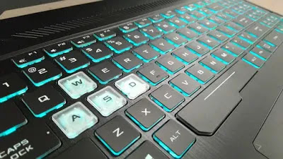 kode keybord pada laptop