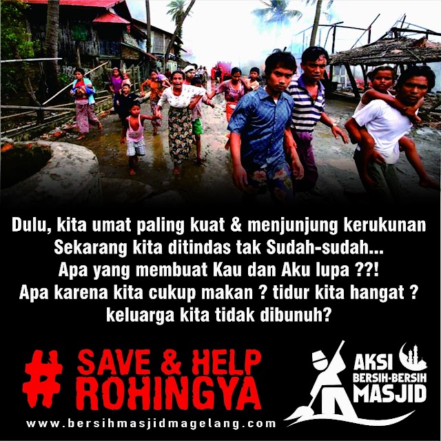 Mari bantu dan doakan saudara kita di Rohingya