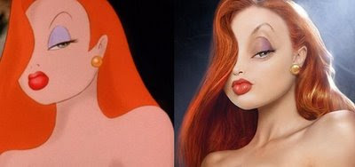 Jessica Rabbit em Carne e Osso,e Pixel .