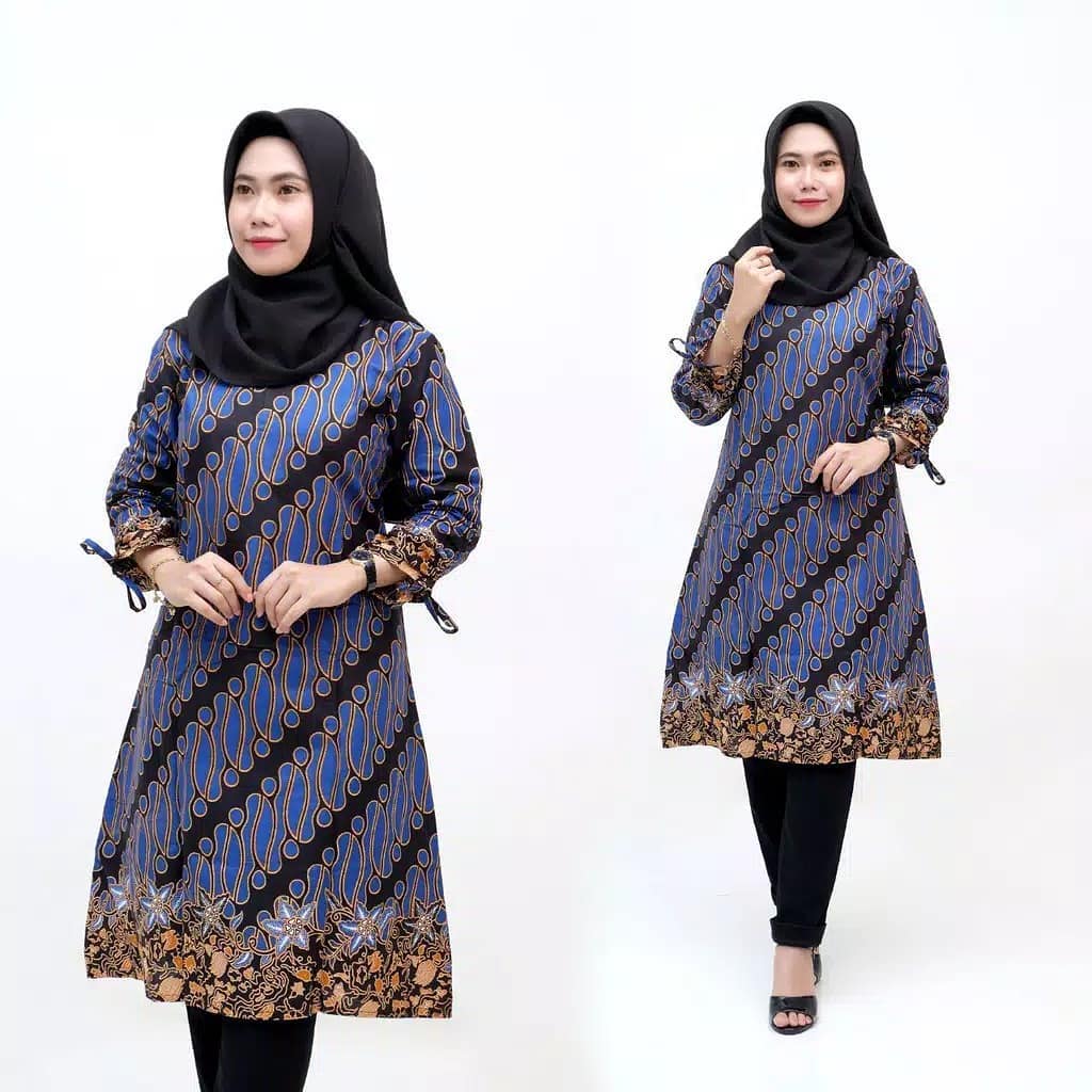  Model  Tunik  Batik Cantik Terbaik  2022 Desain Mewah Dan Modern Model  Baju Korea