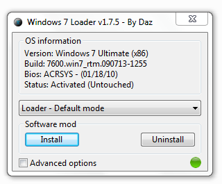 Windows 7 loader, win 7 loader,aktivasi windows 7,win 7 activator