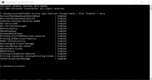 Cara Menonaktifkan atau Mengaktifkan Fitur Windows Melalui Command Prompt