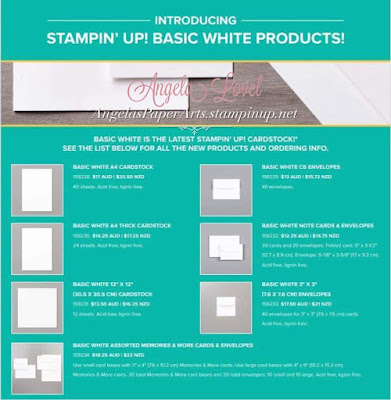 Angela's PaperArts, SU Basic White