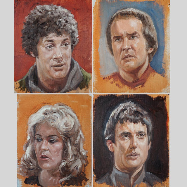 oil portaits Blakes 7 characters