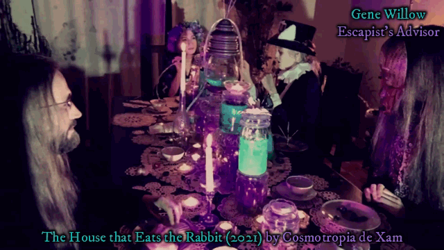 Mad Tea Party in The House that Eats the Rabbit (2021 Film by Cosmotropia de Xam)