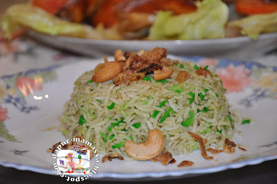 Dapur Mamasya: Nasi Ketumbar @ nasi hijau