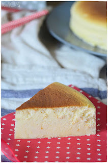 Pastel japonés de queso- Jiggly Fluffy Japanese Cheesecake