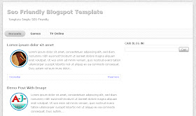 SEO Friendly Blogspot Template