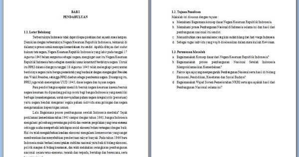 Contoh Pendahuluan Makalah Lengkap yang Baik dan Benar 